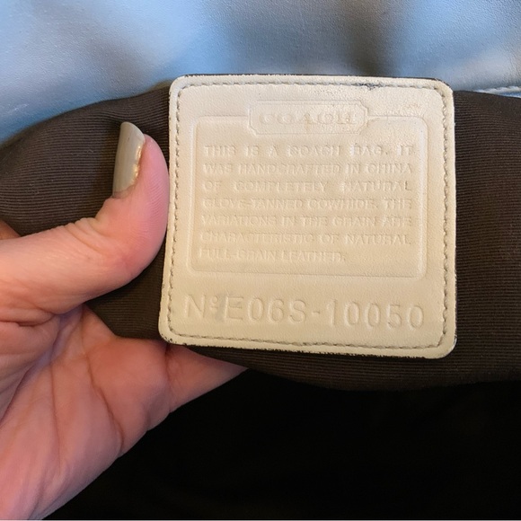 Coach Soho XL Braided Handle Tote 10050 Parchment - Picture 14 of 16